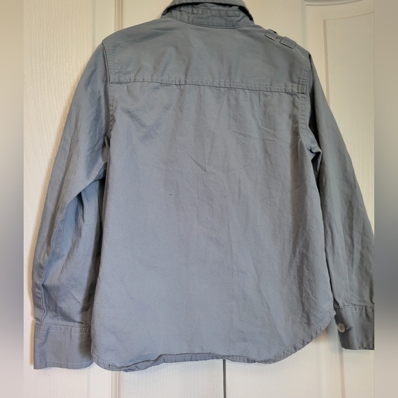 Diesel Boys Button Down Dress Shirt with Pocket Size 5 - Picture 7 of 8